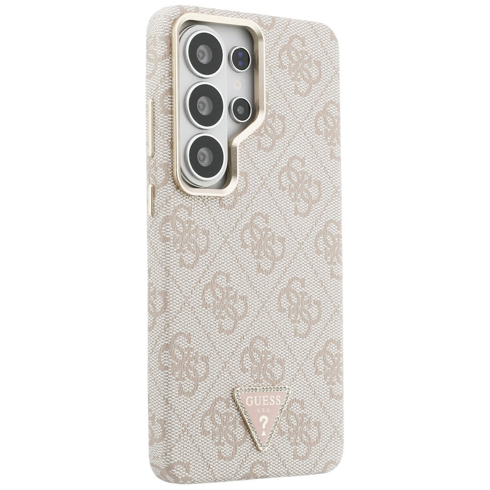 Husa pentru Samsung Galaxy S26 Ultra - Guess 4G Triangle Logo MagSafe (GUHMS26LP4GTDGMP) - Pink