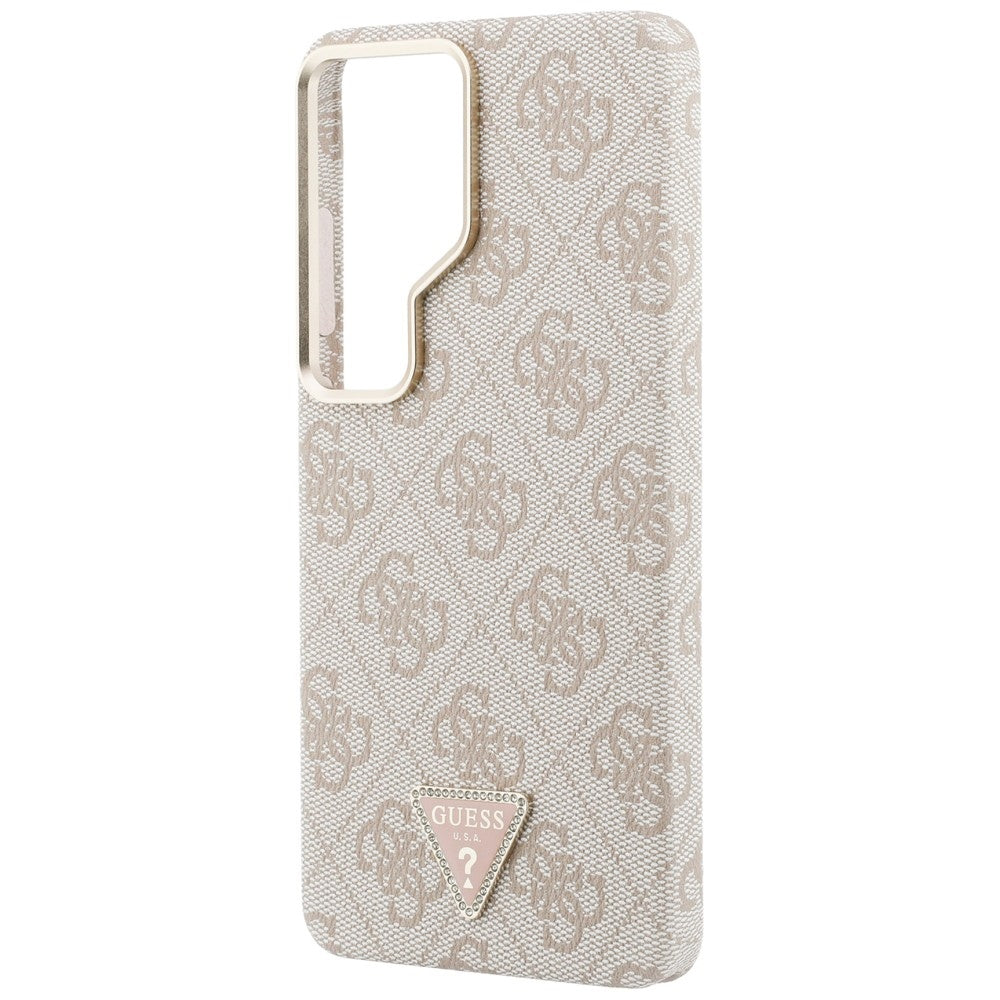 Husa pentru Samsung Galaxy S26 Ultra - Guess 4G Triangle Logo MagSafe (GUHMS26LP4GTDGMP) - Pink