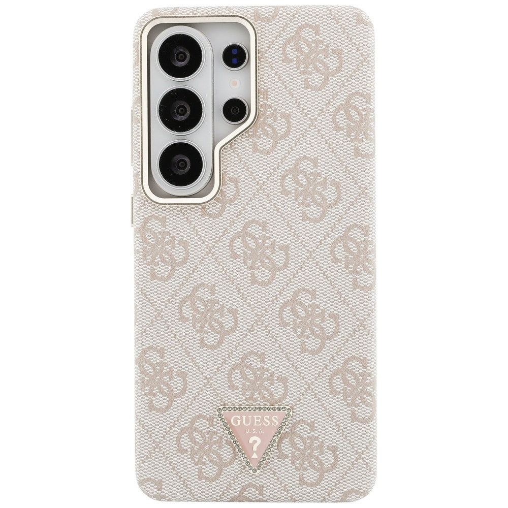 Husa pentru Samsung Galaxy S26 Ultra - Guess 4G Triangle Logo MagSafe (GUHMS26LP4GTDGMP) - Pink