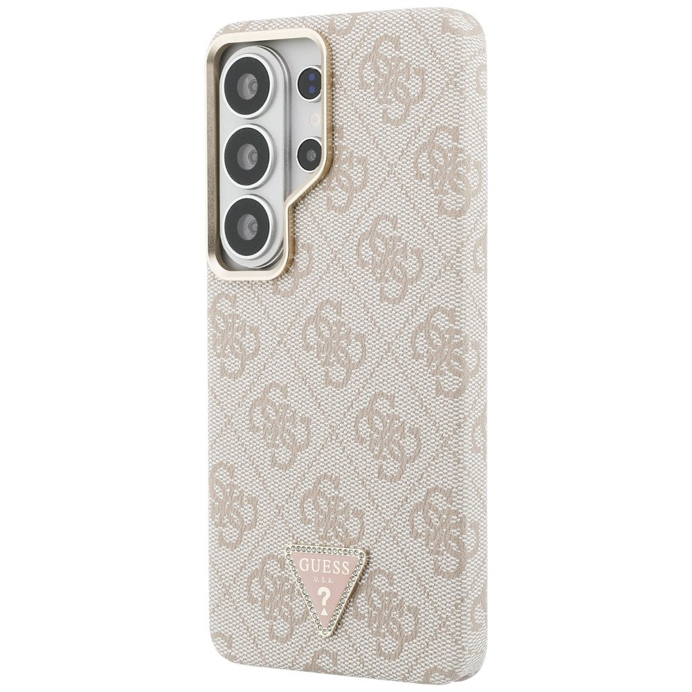 Husa pentru Samsung Galaxy S26 Ultra - Guess 4G Triangle Logo MagSafe (GUHMS26LP4GTDGMP) - Pink