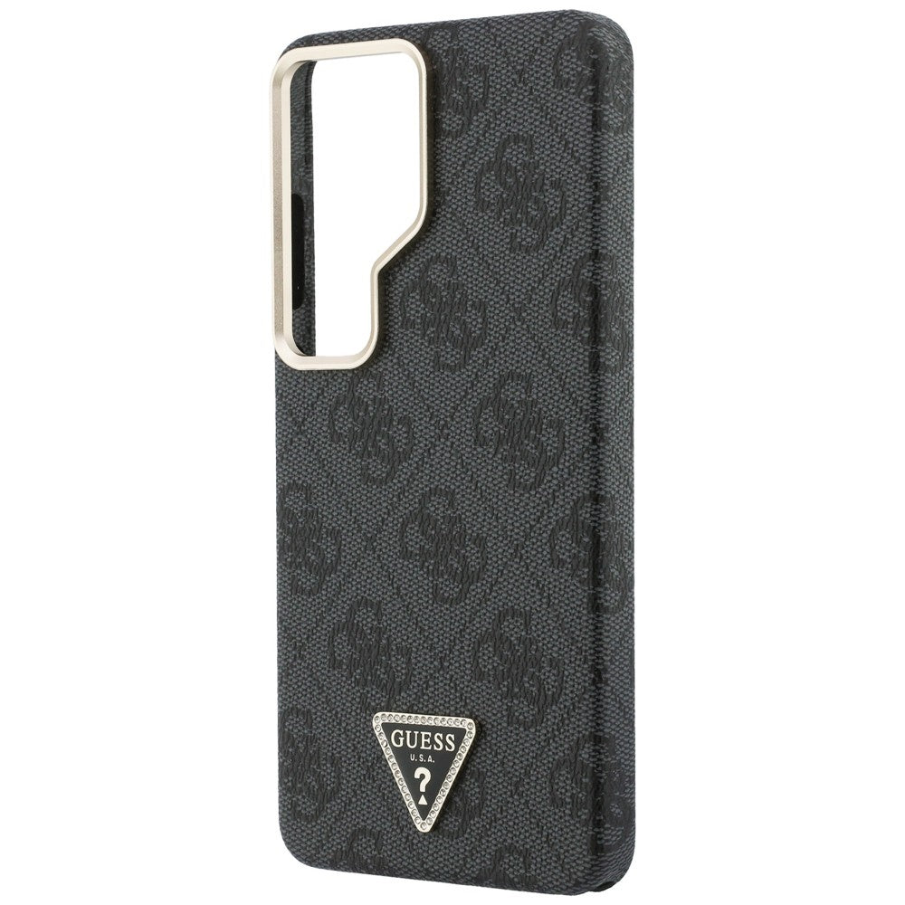Husa pentru Samsung Galaxy S26 Ultra - Guess 4G Triangle Logo MagSafe (GUHMS26LP4GTDGMK) - Black