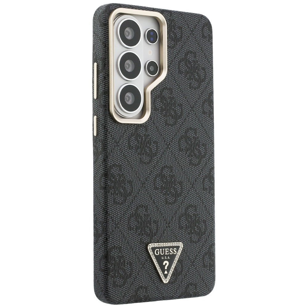 Husa pentru Samsung Galaxy S26 Ultra - Guess 4G Triangle Logo MagSafe (GUHMS26LP4GTDGMK) - Black
