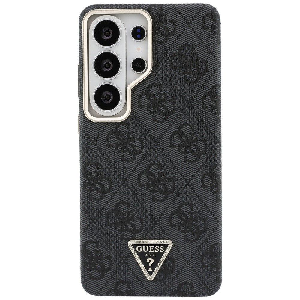 Husa pentru Samsung Galaxy S26 Ultra - Guess 4G Triangle Logo MagSafe (GUHMS26LP4GTDGMK) - Black