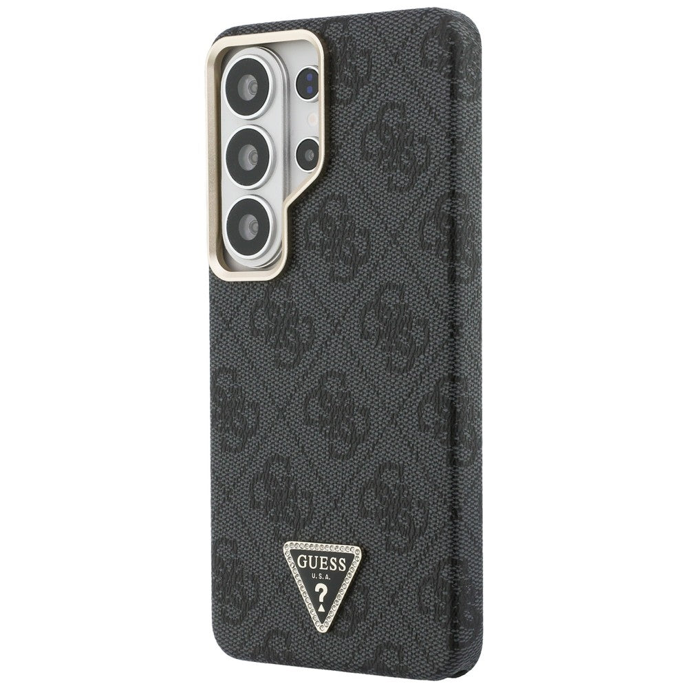 Husa pentru Samsung Galaxy S26 Ultra - Guess 4G Triangle Logo MagSafe (GUHMS26LP4GTDGMK) - Black