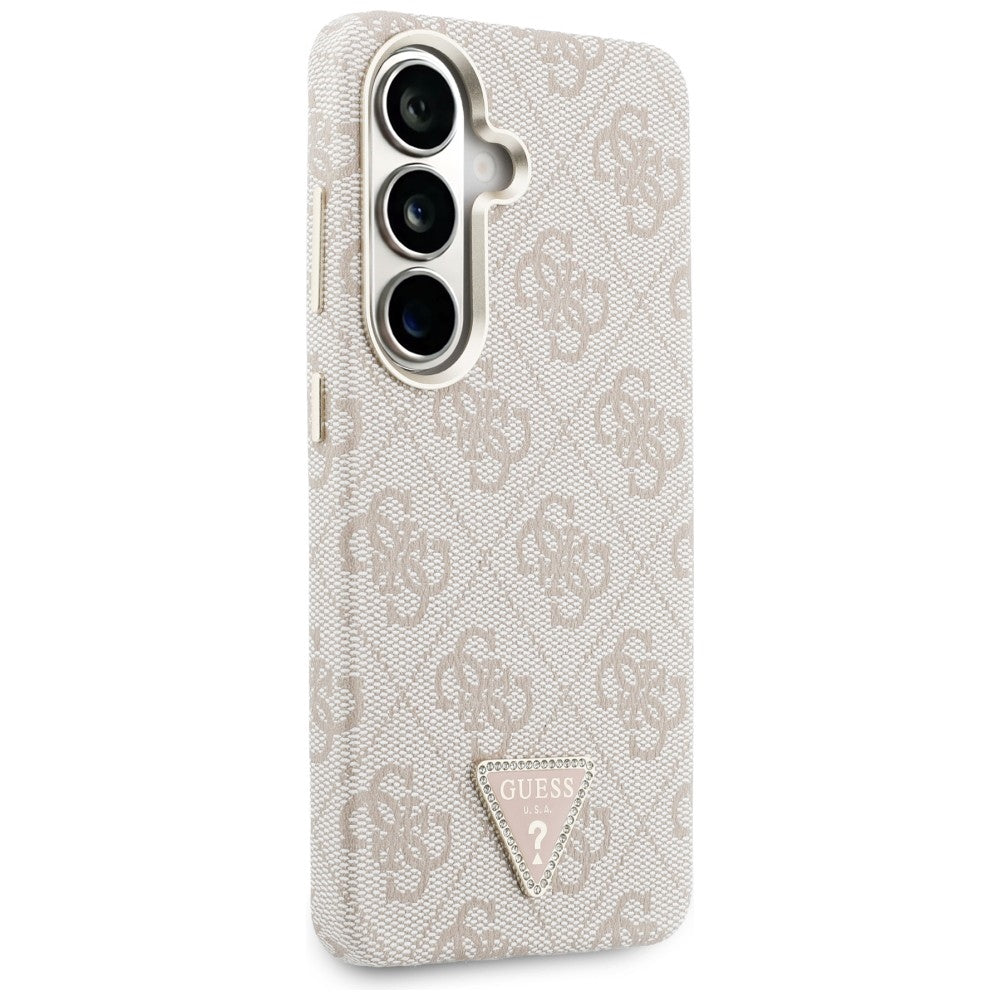 Husa pentru Samsung Galaxy S26 - Guess 4G Triangle Logo MagSafe (GUHMS26SP4GTDGMP) - Pink