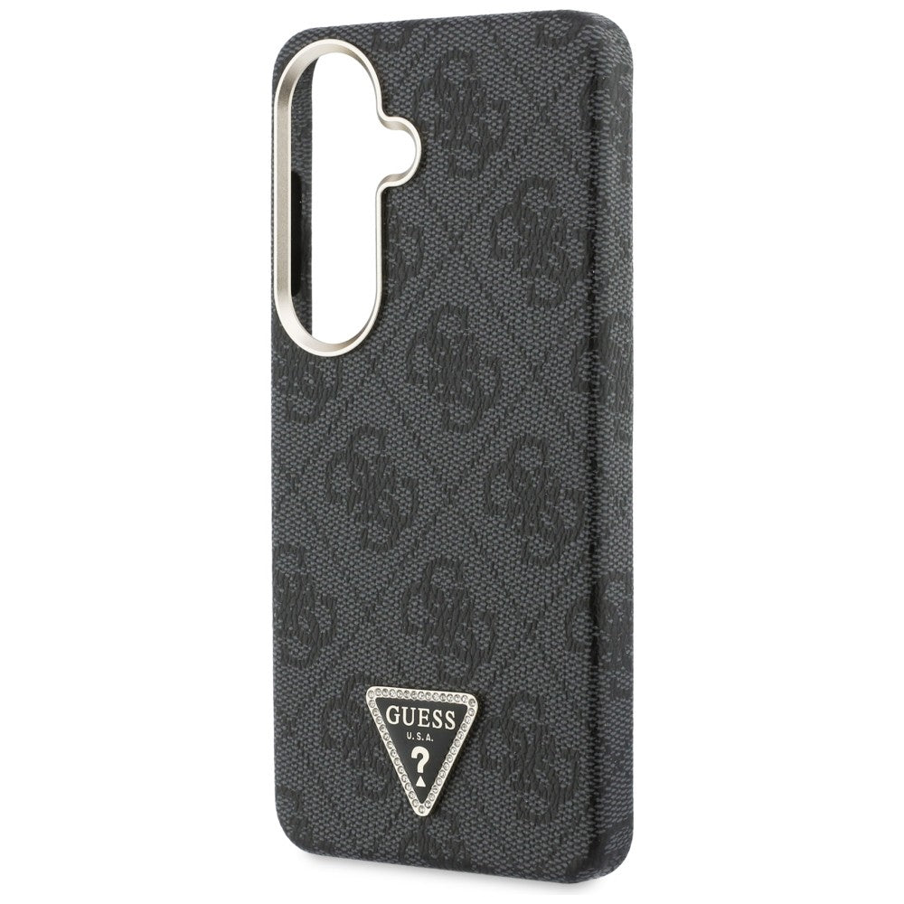 Husa pentru Samsung Galaxy S26 - Guess 4G Triangle Logo MagSafe (GUHMS26SP4GTDGMK) - Black