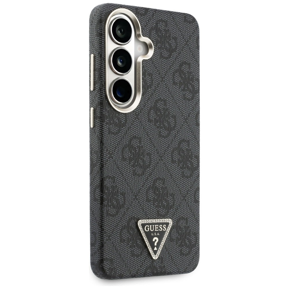 Husa pentru Samsung Galaxy S26 - Guess 4G Triangle Logo MagSafe (GUHMS26SP4GTDGMK) - Black