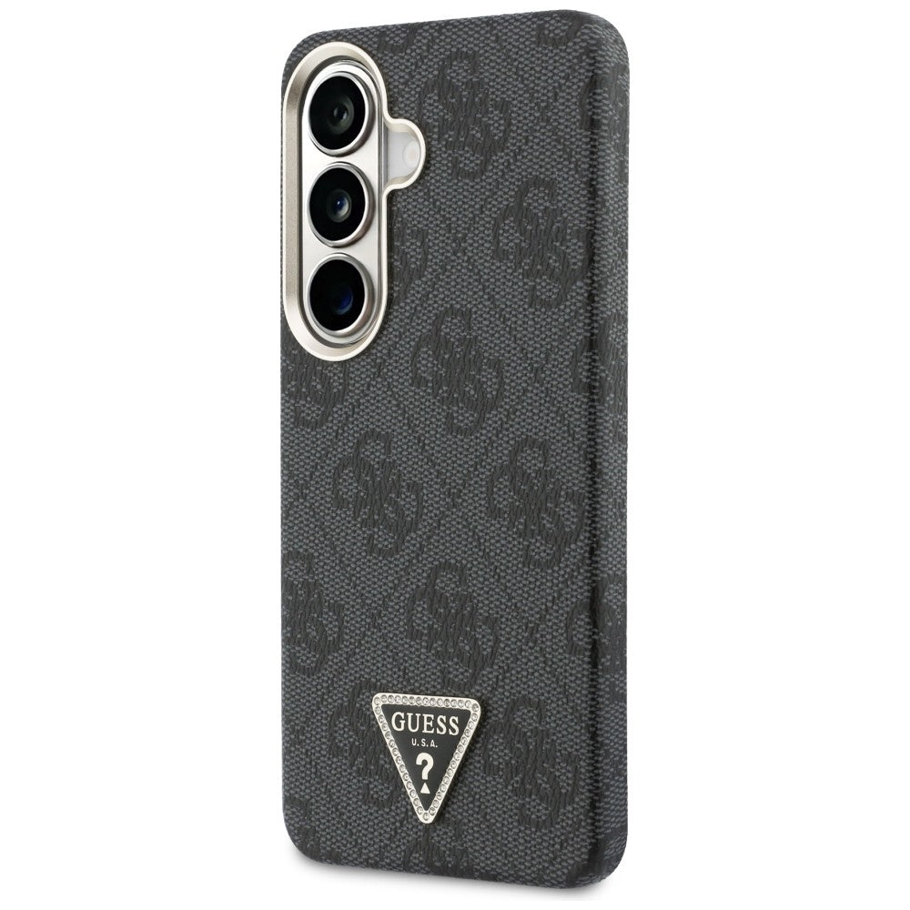 Husa pentru Samsung Galaxy S26 - Guess 4G Triangle Logo MagSafe (GUHMS26SP4GTDGMK) - Black