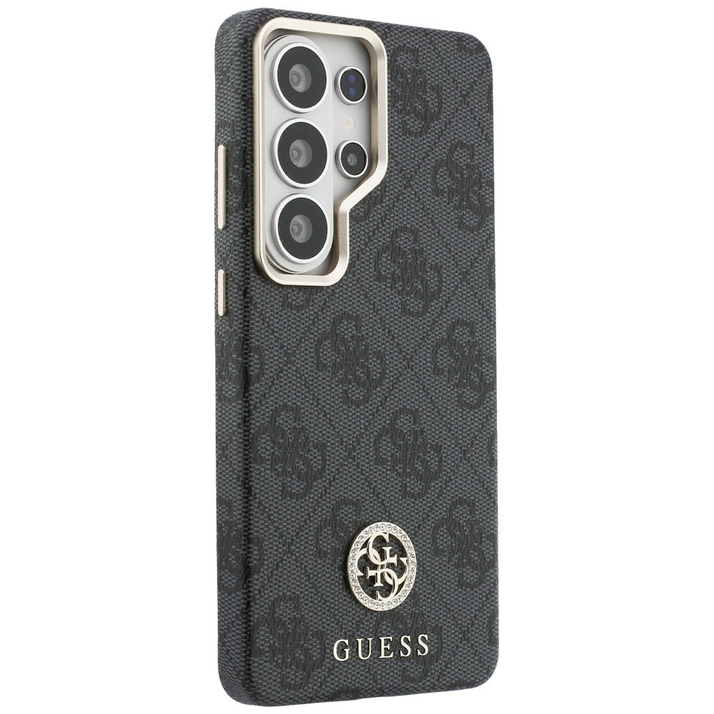 Husa pentru Samsung Galaxy S26 Ultra - Guess Rhinestone Round Logo MagSafe (GUHMS26LP4GRMDEK) - Black