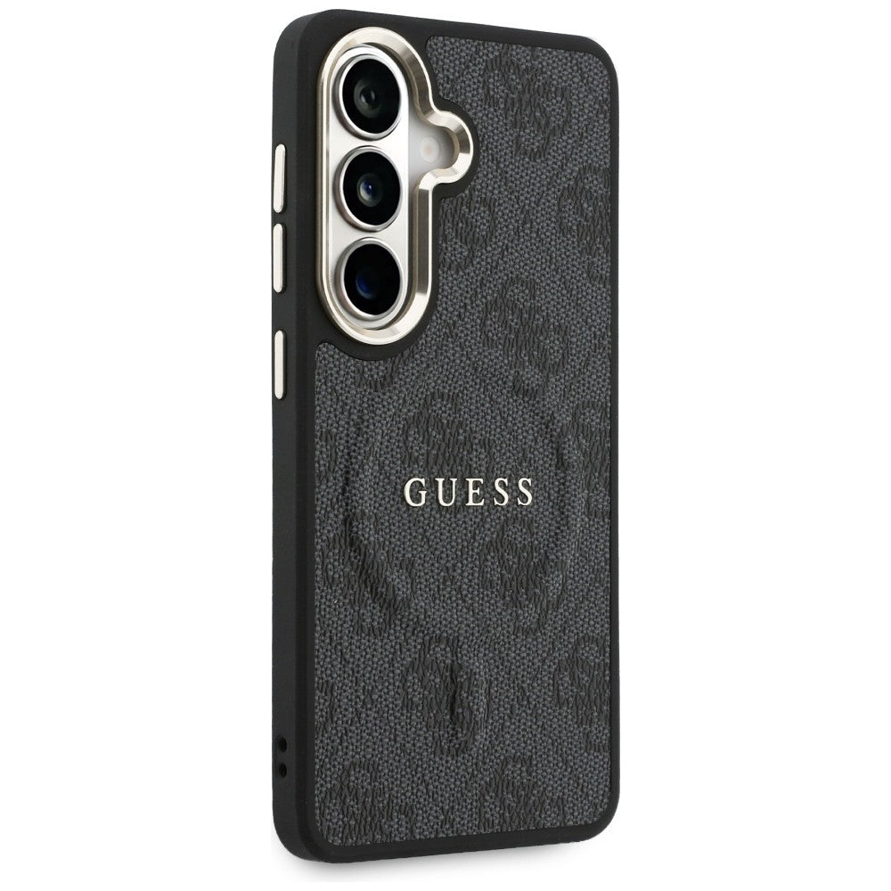 Guess Husa de protectie Guess 4G Embossed Ring MagSafe (GUHMS26MP4MSEGCK) compatibil cu Samsung Galaxy S26 Plus, Negru –