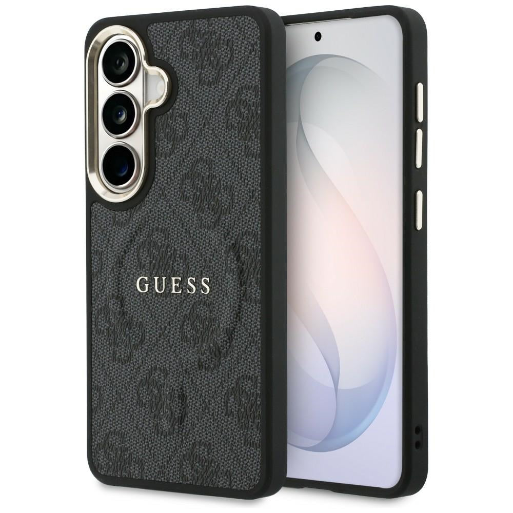 Guess Husa de protectie Guess 4G Embossed Ring MagSafe (GUHMS26MP4MSEGCK) compatibil cu Samsung Galaxy S26 Plus, Negru