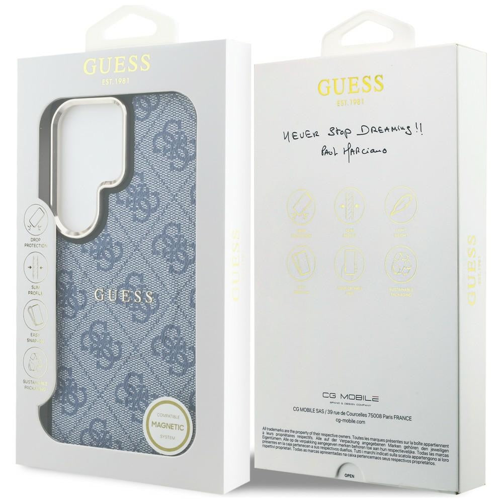 Guess - 4G Embossed Ring MagSafe (GUHMS26LP4MSEGCB) - Samsung Galaxy S26 Ultra - Blue