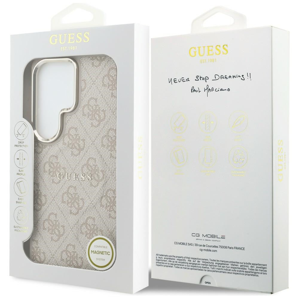 Guess - 4G Embossed Ring MagSafe (GUHMS26LP4MSEGCP) - Samsung Galaxy S26 Ultra - Pink