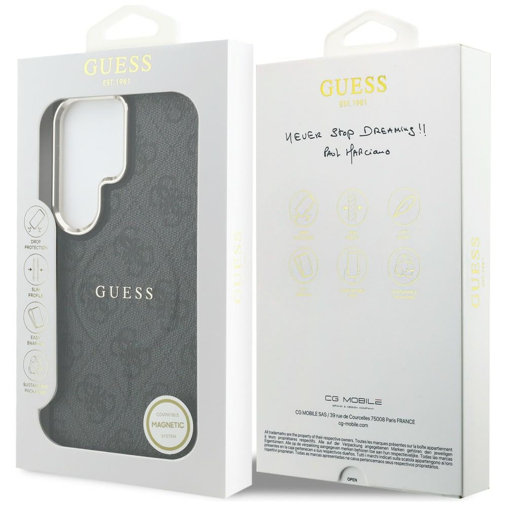Guess - 4G Embossed Ring MagSafe (GUHMS26LP4MSEGCK) - Samsung Galaxy S26 Ultra - Black