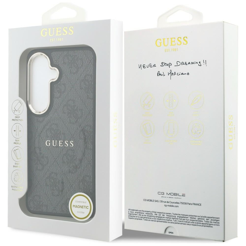 Guess - 4G Embossed Ring MagSafe (GUHMS26SP4MSEGCK) - Samsung Galaxy S26 - Black