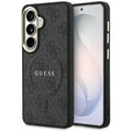 Guess - 4G Embossed Ring MagSafe (GUHMS26SP4MSEGCK) - Samsung Galaxy S26 - Black
