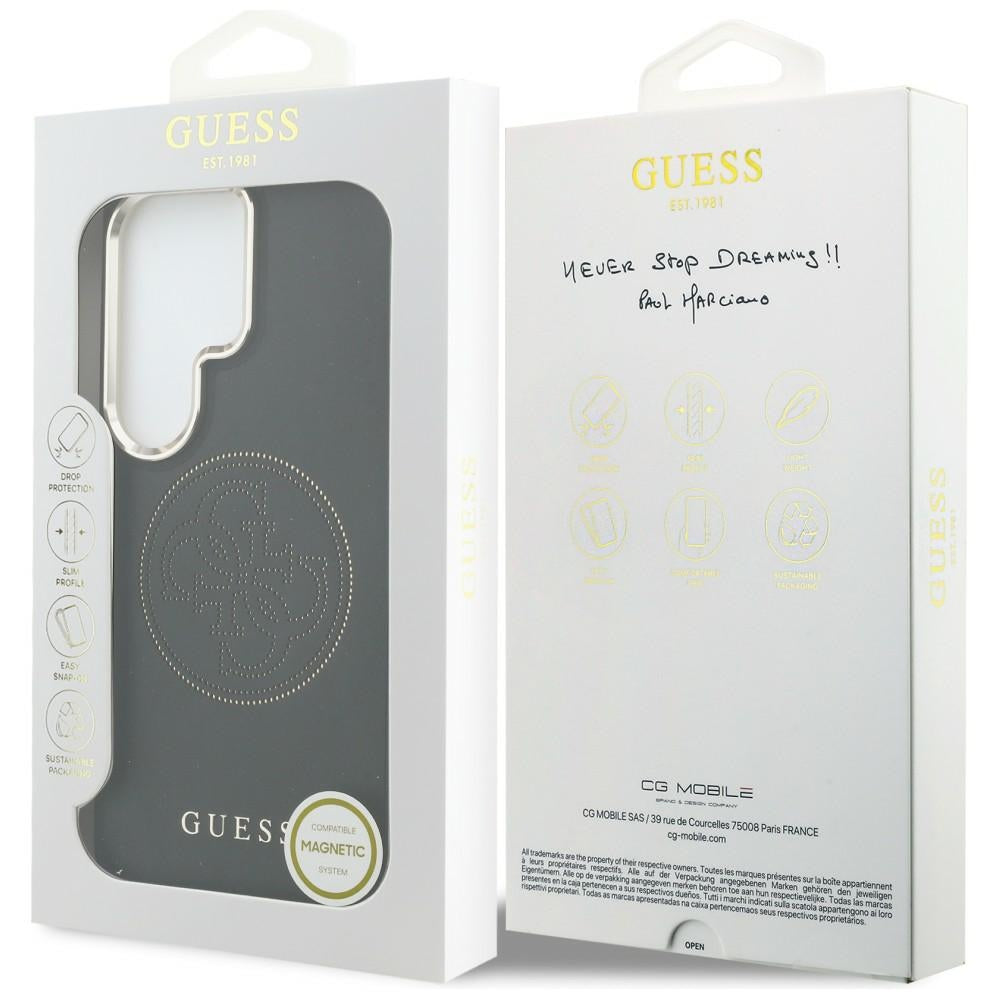 Guess - Perforated Logo MagSafe (GUHMS26L5PG4SRGK) - Samsung Galaxy S26 Ultra - Black