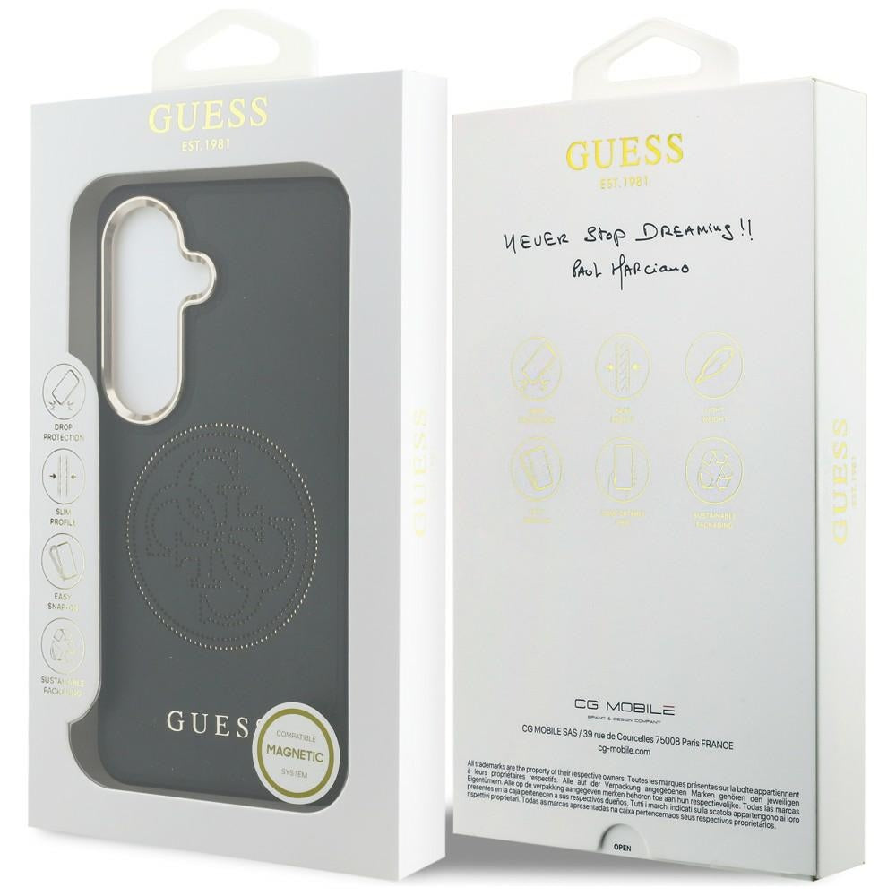 Guess - Perforated Logo MagSafe (GUHMS26S5PG4SRGK) - Samsung Galaxy S26 - Black