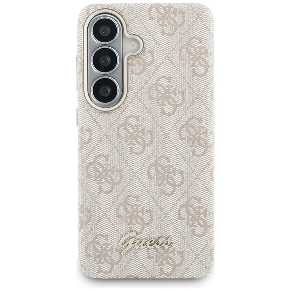 Guess - 4G Script MagSafe (GUHMS26S5P4FWMSP) - Samsung Galaxy S26 - Pink