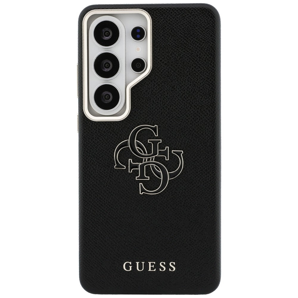 Guess - Grained Big 4G Metal Logo (GUHCS26L5PS4RGGK) - Samsung Galaxy S26 Ultra - Black