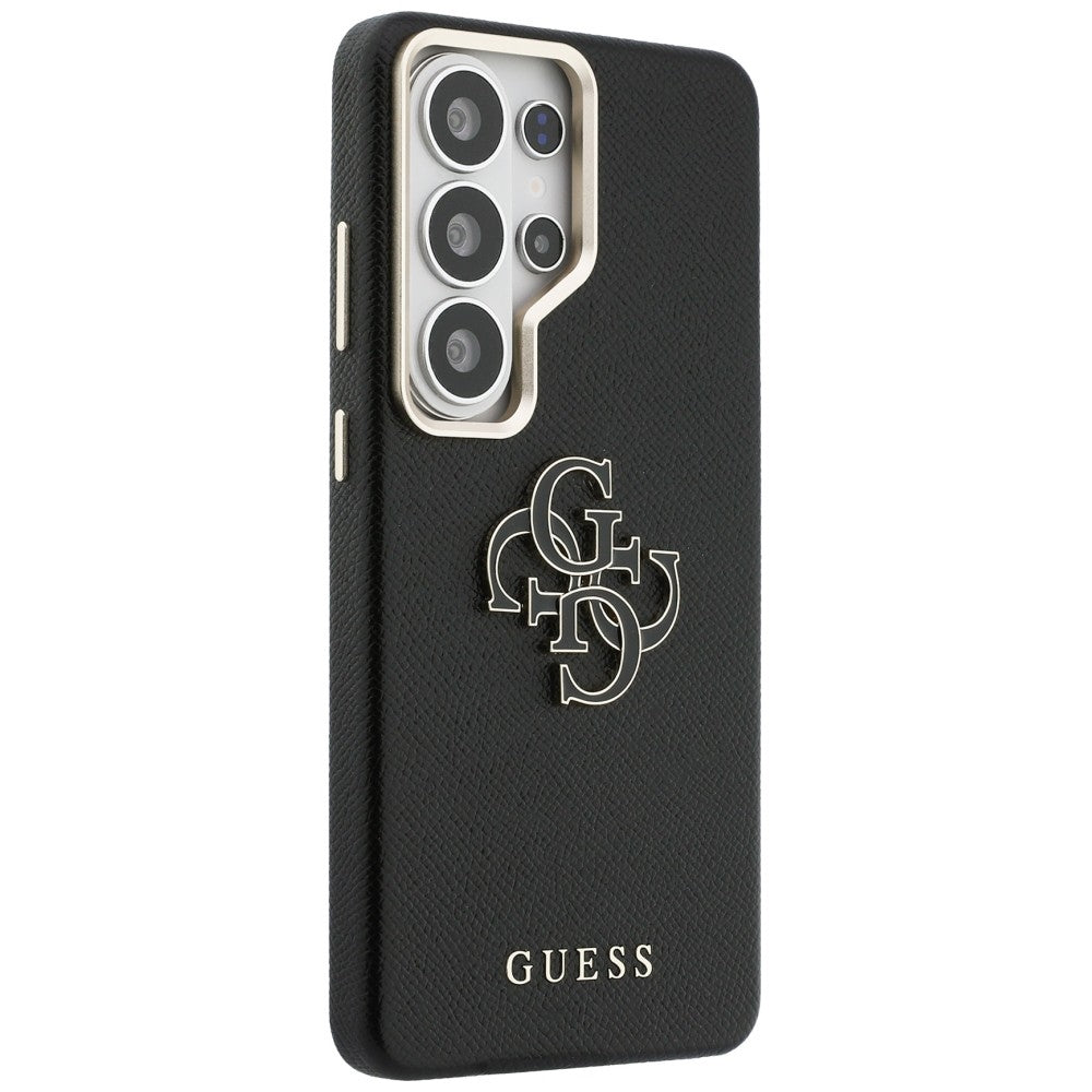 Guess - Grained Big 4G Metal Logo (GUHCS26L5PS4RGGK) - Samsung Galaxy S26 Ultra - Black