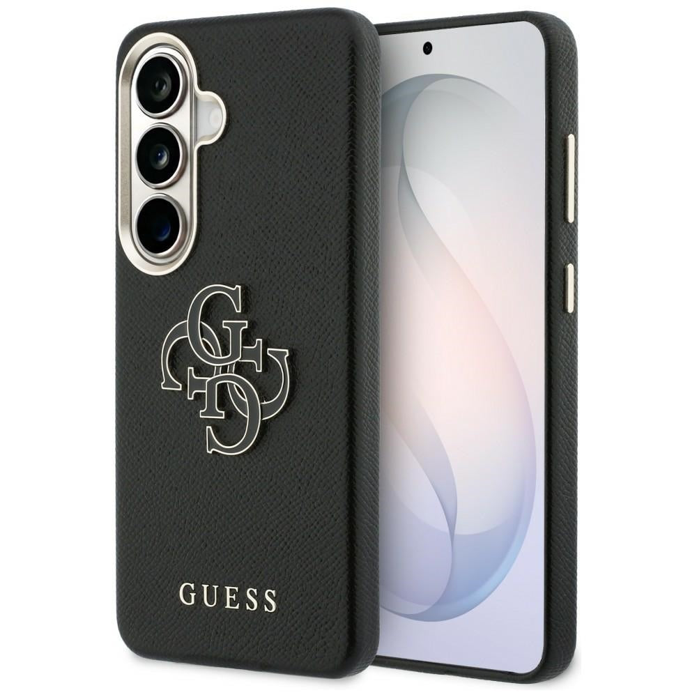 Guess - Grained Big 4G Metal Logo (GUHCS26S5PS4RGGK) - Samsung Galaxy S26 - Black