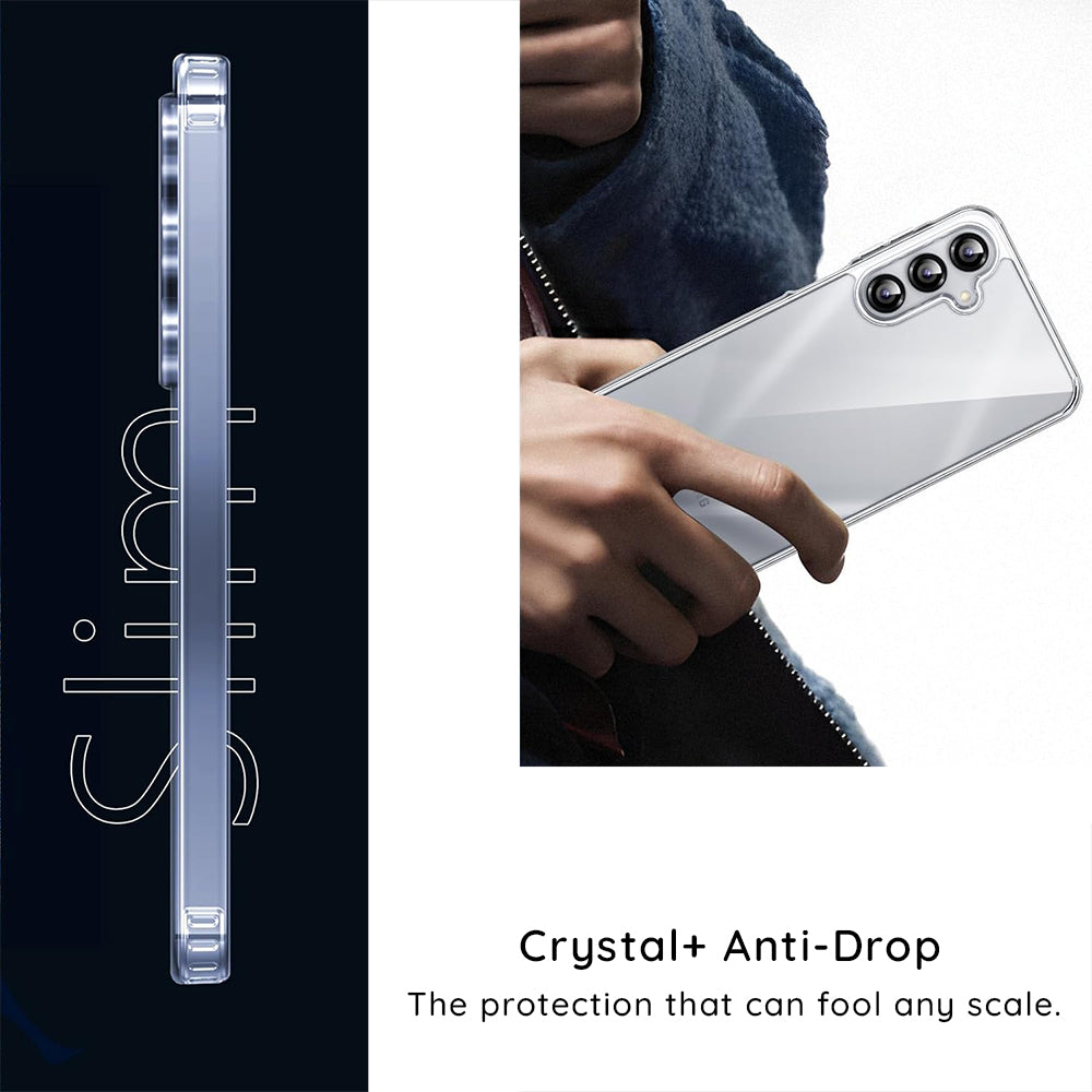 Blueo Husa de protectie Blueo Crystal+ Anti-Drop Series compatibil cu Samsung Galaxy S26, Transparent – imagine 3
