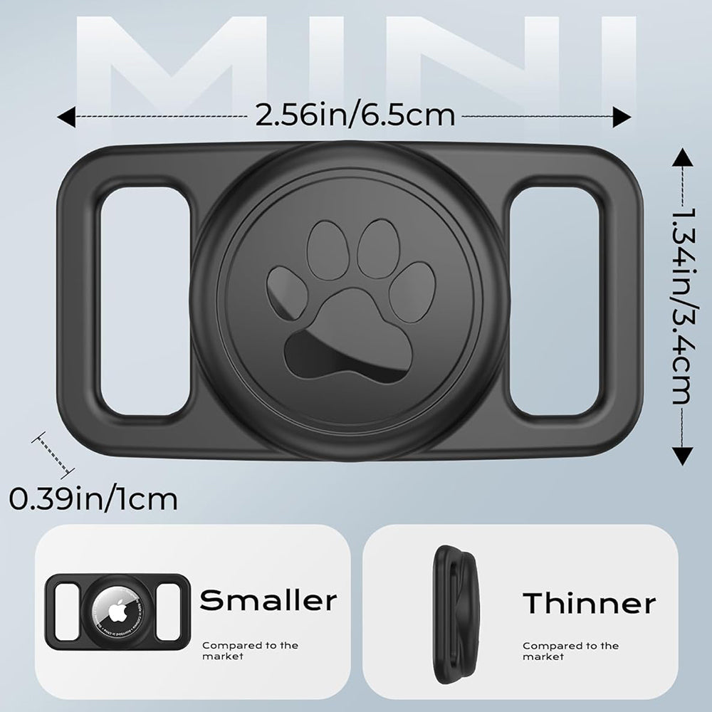 TechSuit Suport Techsuit AirTag Dog Collar BuddyGuard (DG1), Full Body Cover, Waterproof, for Collars 0.6"–1.3" Wide, Ne