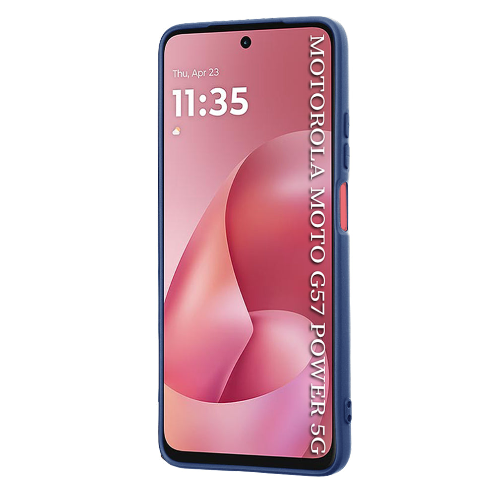 Techsuit - SoftFlex - Motorola Moto G57 Power / G67 Power - Navy Blue