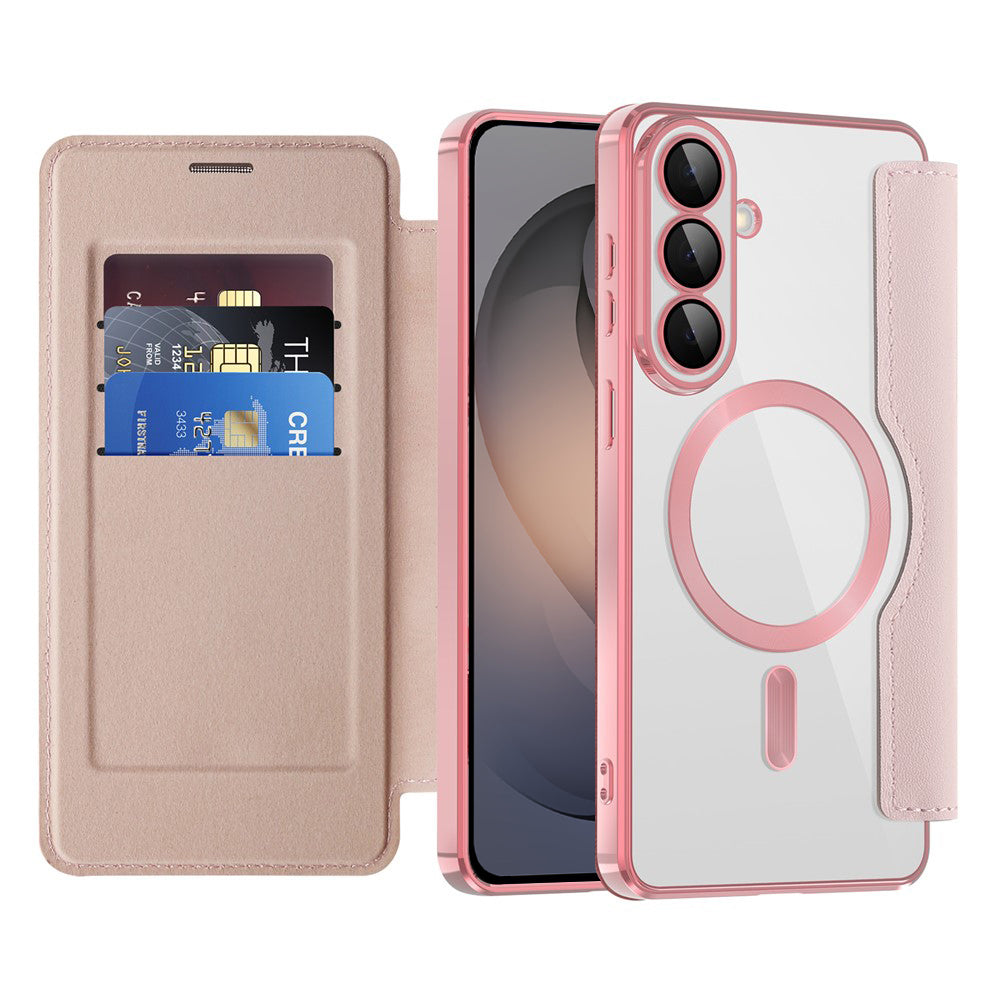 Techsuit - SmartMag Book Case - Samsung Galaxy S26 - Pink