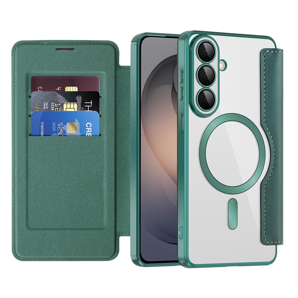 Techsuit - SmartMag Book Case - Samsung Galaxy S26 - Green