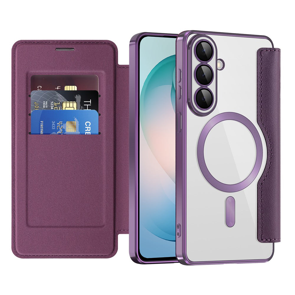 Techsuit - SmartMag Book Case - Samsung Galaxy S26 Plus - Purple