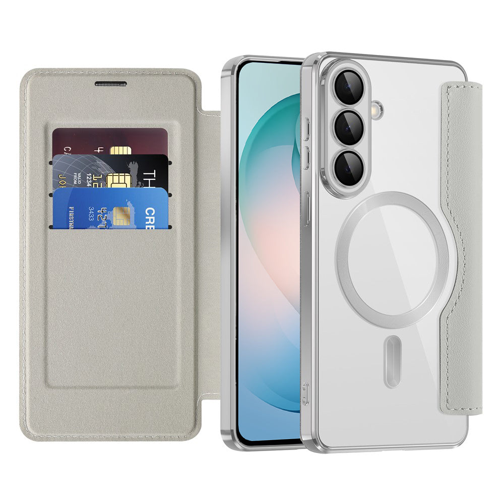 Techsuit - SmartMag Book Case - Samsung Galaxy S26 Plus - Gray