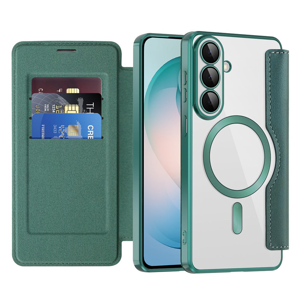 Techsuit - SmartMag Book Case - Samsung Galaxy S26 Plus - Green