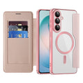 Techsuit - SmartMag Book Case - Samsung Galaxy S26 Plus - Pink