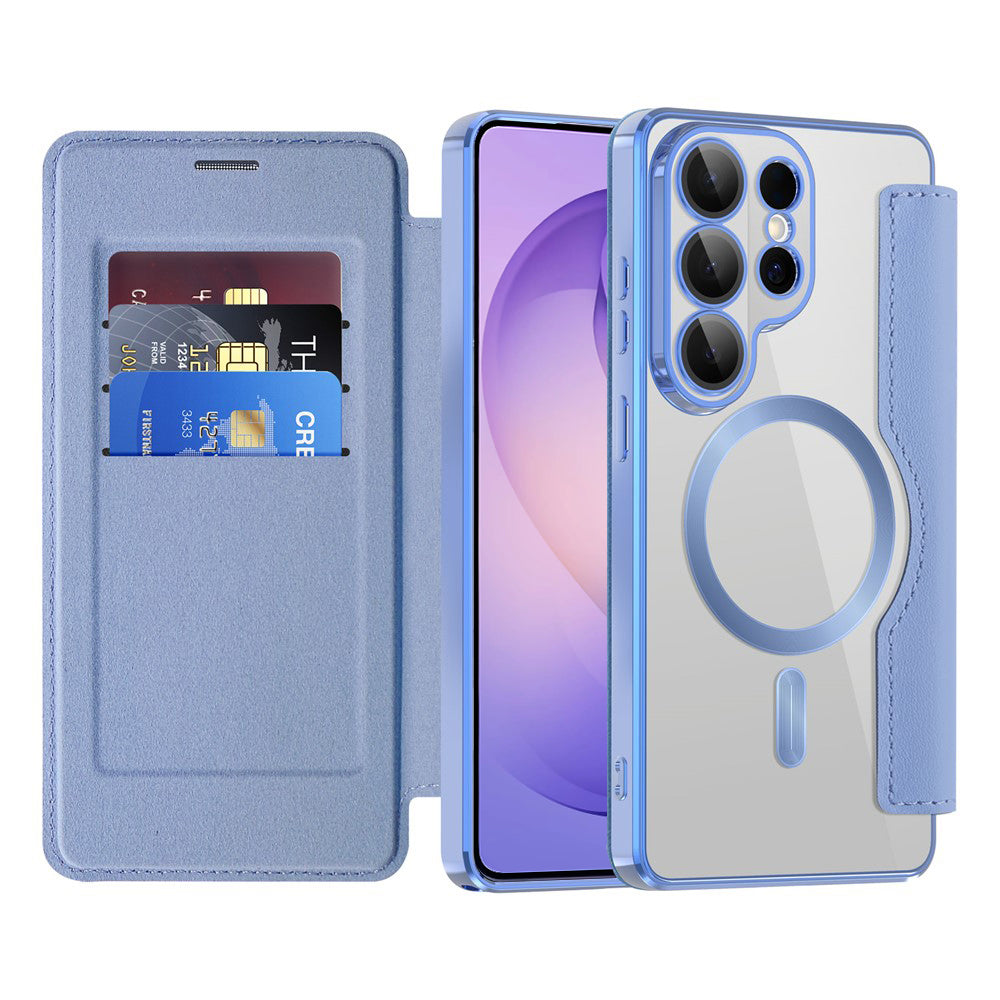 Techsuit - SmartMag Book Case - Samsung Galaxy S26 Ultra - Light Blue