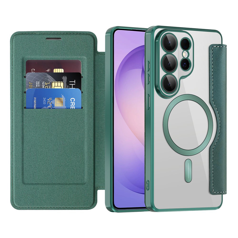 Techsuit - SmartMag Book Case - Samsung Galaxy S26 Ultra - Green