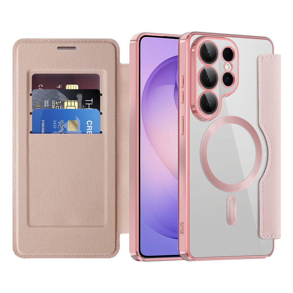 Techsuit - SmartMag Book Case - Samsung Galaxy S26 Ultra - Pink
