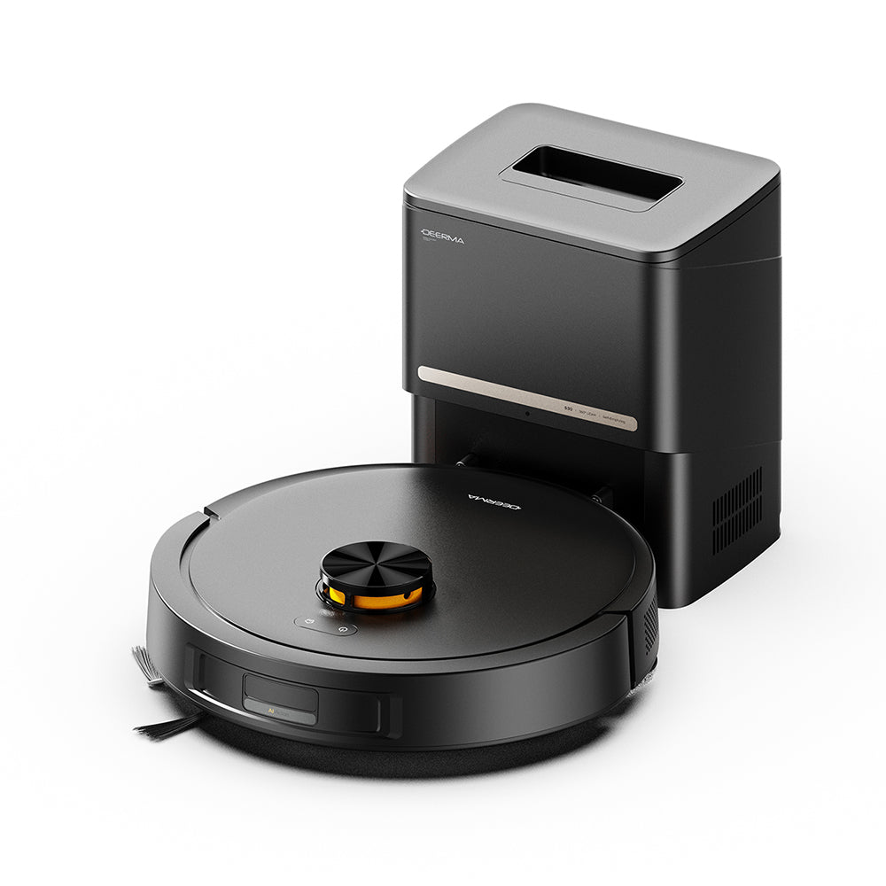 Deerma - Robot Vacuum Cleaner (S30) - Dry & Wet Cleaning, 13000Pa, Auto-unloading Station, LDS Mapping, 40W, 2600mAh - B