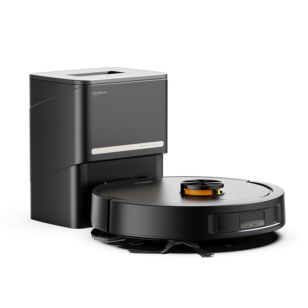 Deerma - Robot Vacuum Cleaner (S30) - Dry & Wet Cleaning, 13000Pa, Auto-unloading Station, LDS Mapping, 40W, 2600mAh - B