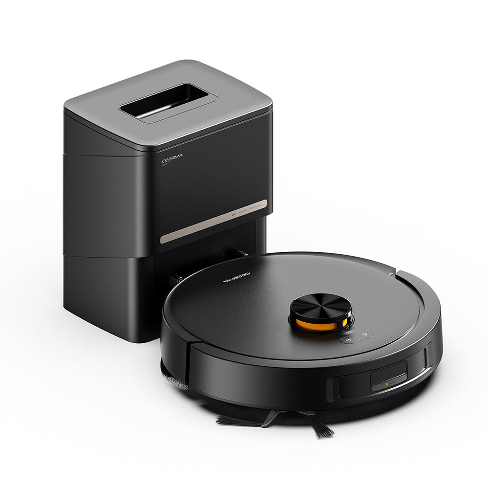 Deerma - Robot Vacuum Cleaner (S30) - Dry & Wet Cleaning, 13000Pa, Auto-unloading Station, LDS Mapping, 40W, 2600mAh - B