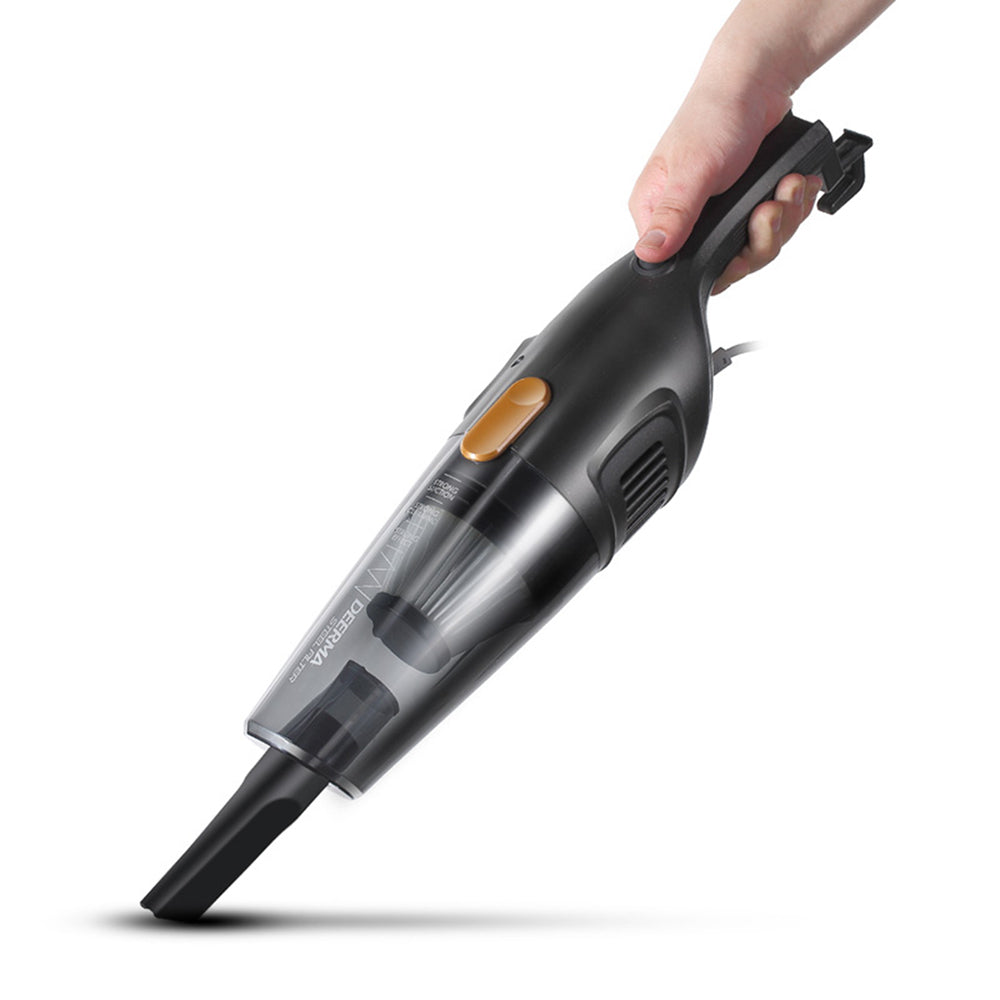 Deerma - Corded Vacuum Cleaner (DX115C) - Dry, 2in1, 3-layer Dust Filter System, HEPA, Low Noise, 600W, 1.2L, 15000Pa - 