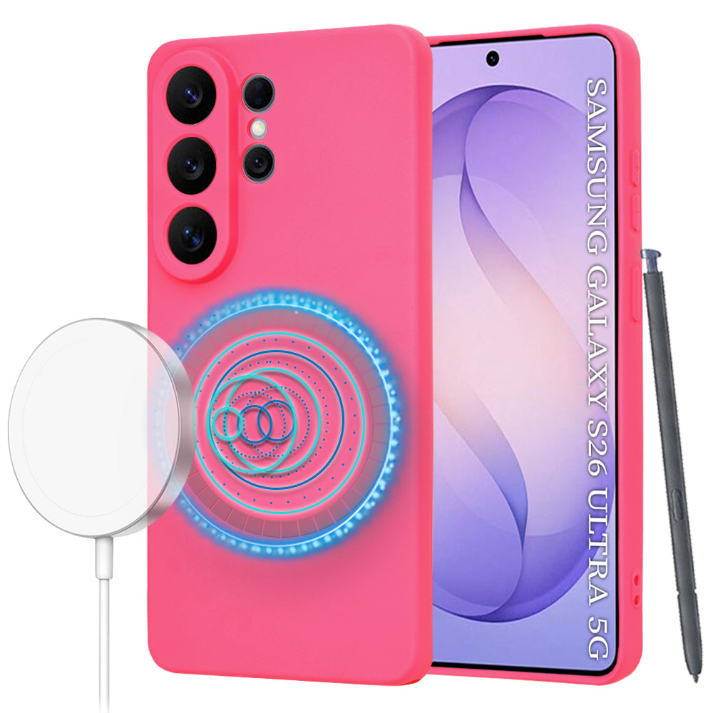 Techsuit - SoftFlex MagSafe - Samsung Galaxy S26 Ultra - Hot Pink