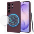 Techsuit - SoftFlex MagSafe - Samsung Galaxy S26 Ultra - Plum Red