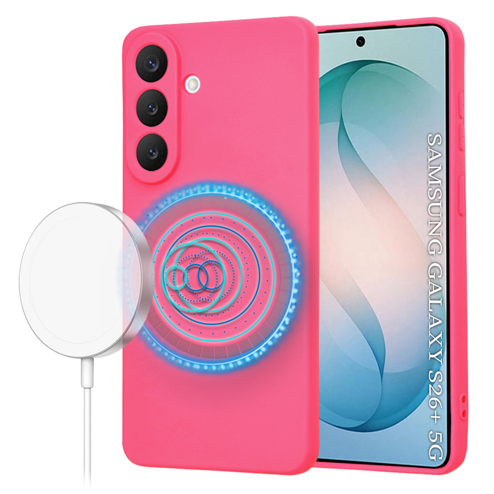 Techsuit - SoftFlex MagSafe - Samsung Galaxy S26 Plus - Hot Pink