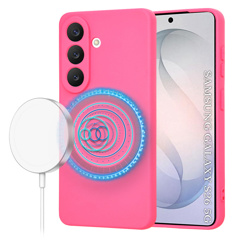 Techsuit - SoftFlex MagSafe - Samsung Galaxy S26 - Hot Pink
