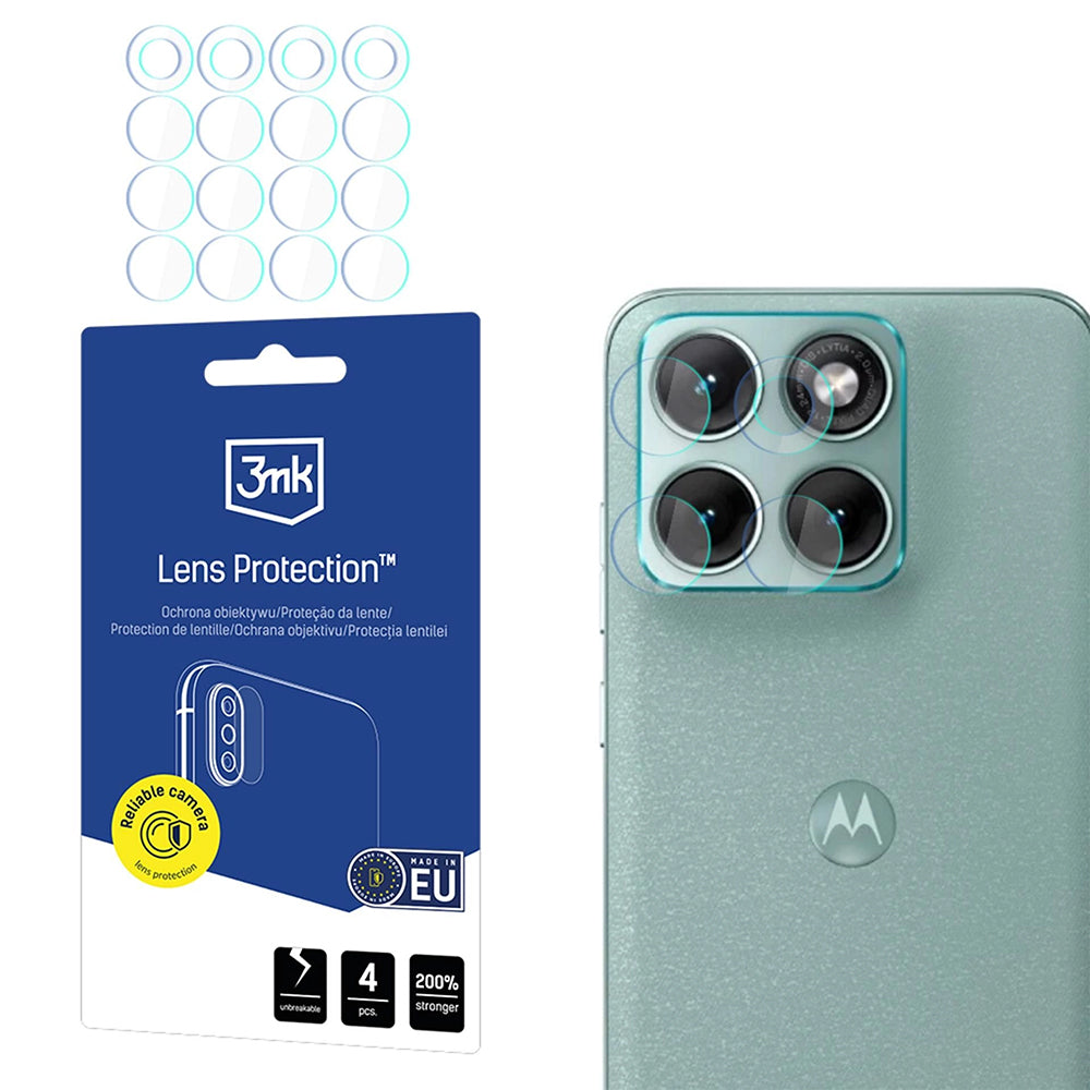 3mk - Lens Protection (4 pack) - Motorola Edge 70 Fusion - Clear