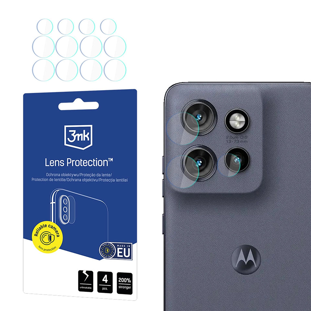 3mk - Lens Protection (4 pack) - Motorola Edge 60 Neo - Clear