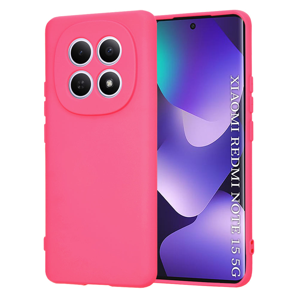 Techsuit - SoftFlex - Xiaomi Redmi Note 15 5G / Note 15 4G / Poco M8 5G - Hot Pink