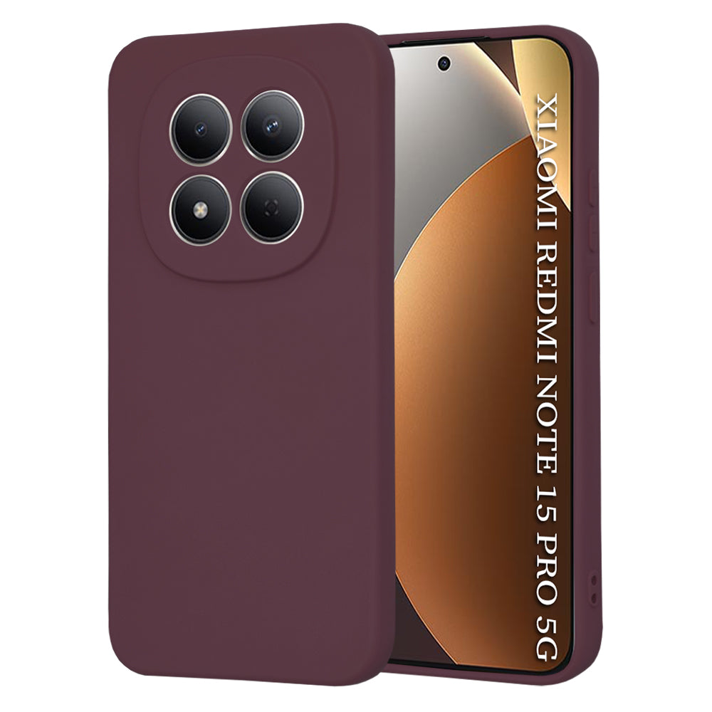 Techsuit - SoftFlex - Xiaomi Redmi Note 15 Pro 5G - Plum Red
